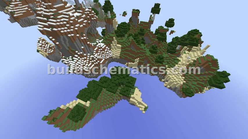 Forest Island Cluster - Floating Islands — view 3