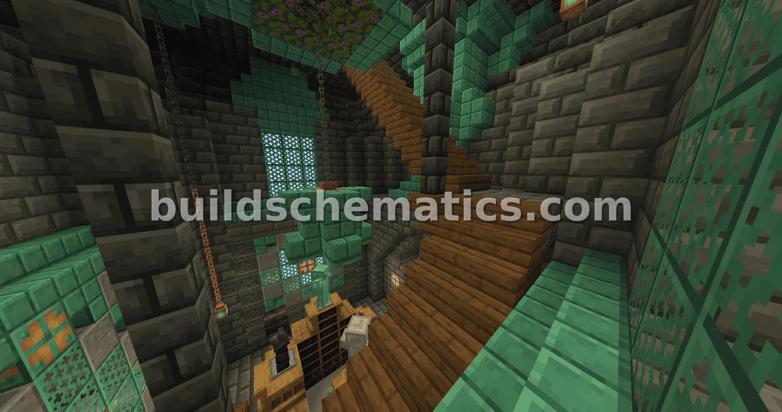 Enchanting Tower with Animated Golem — view 4