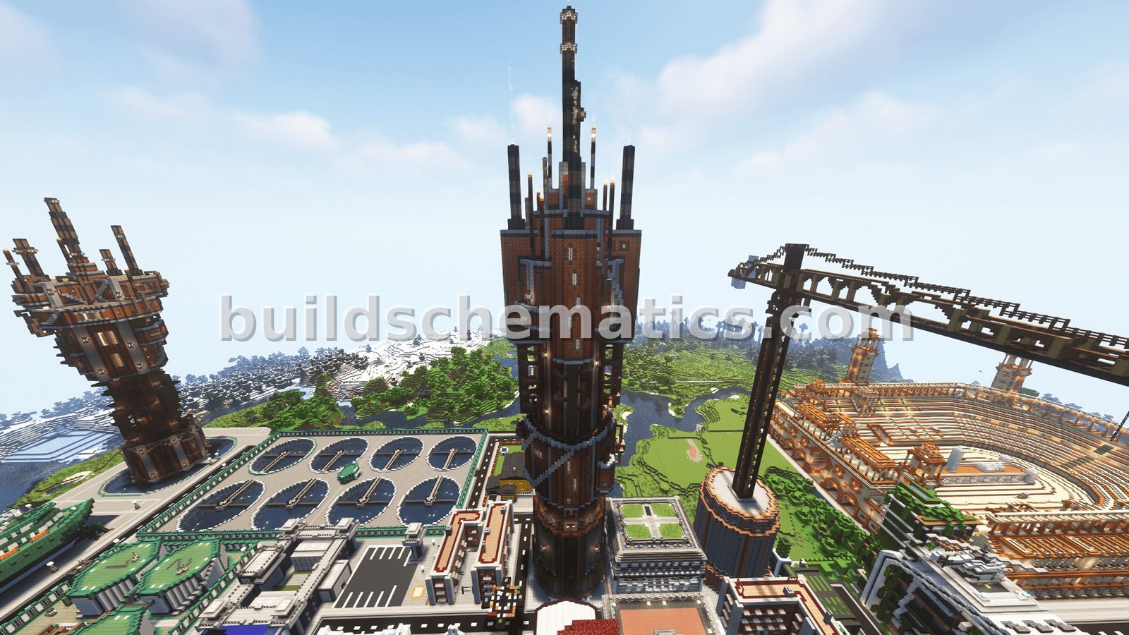 Steampunk Skyscraper Model 4 — view 4