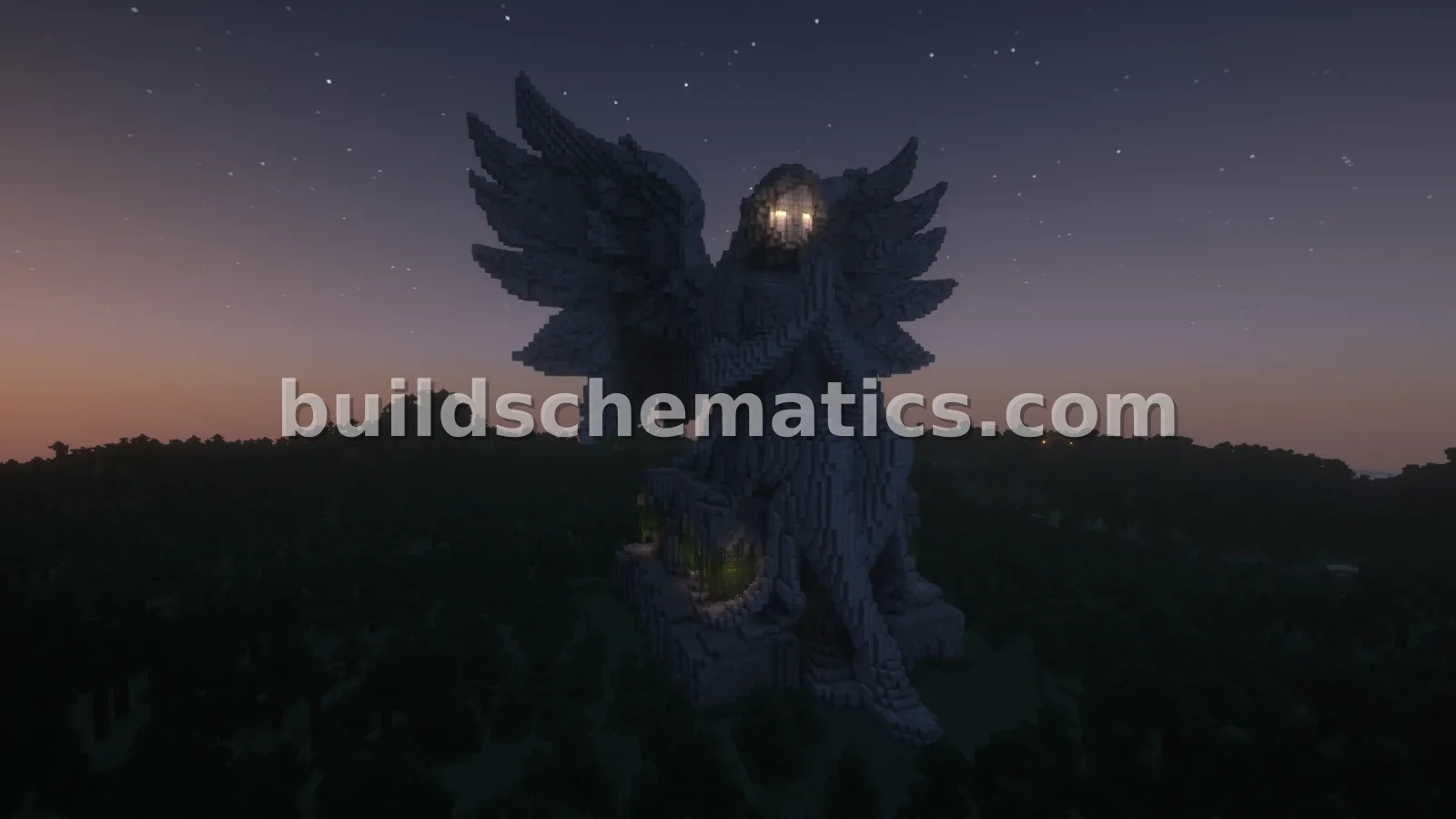 Large Majestic Angel Statue Build — view 3