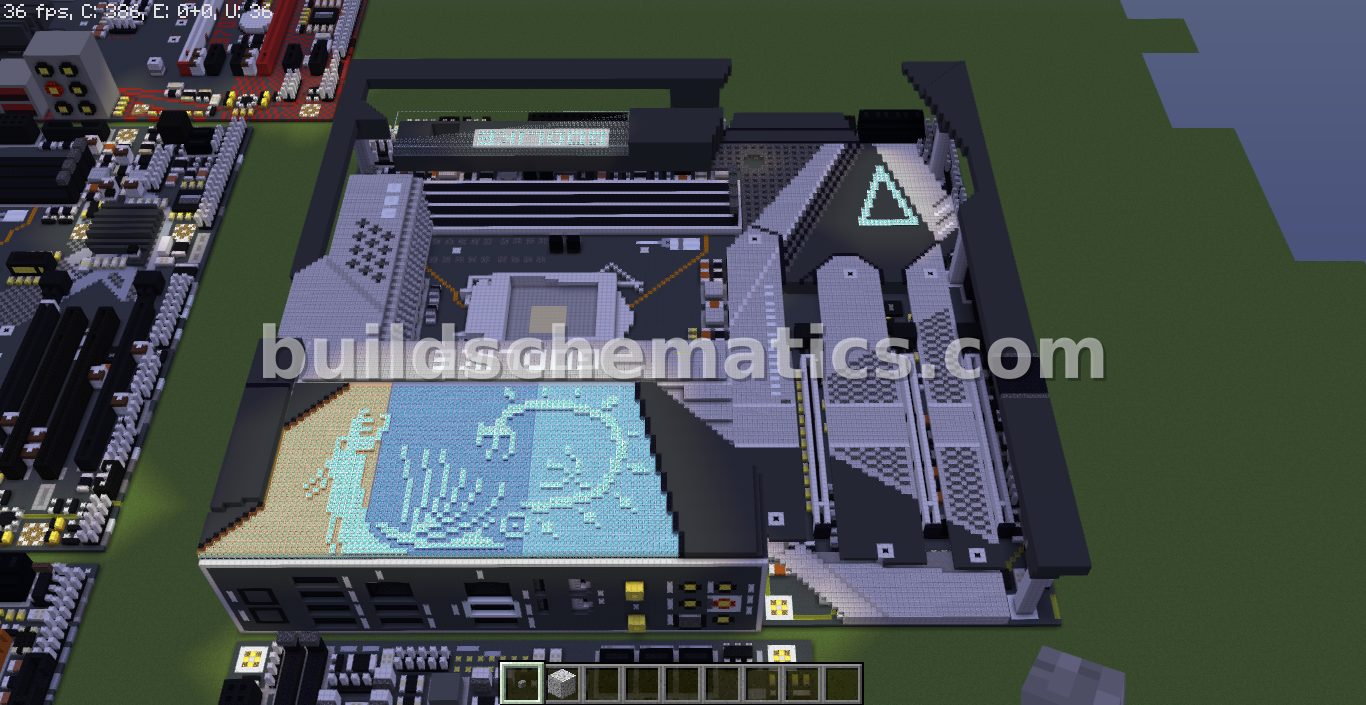 MSI Z590 GODLIKE Motherboard Recreation — view 3