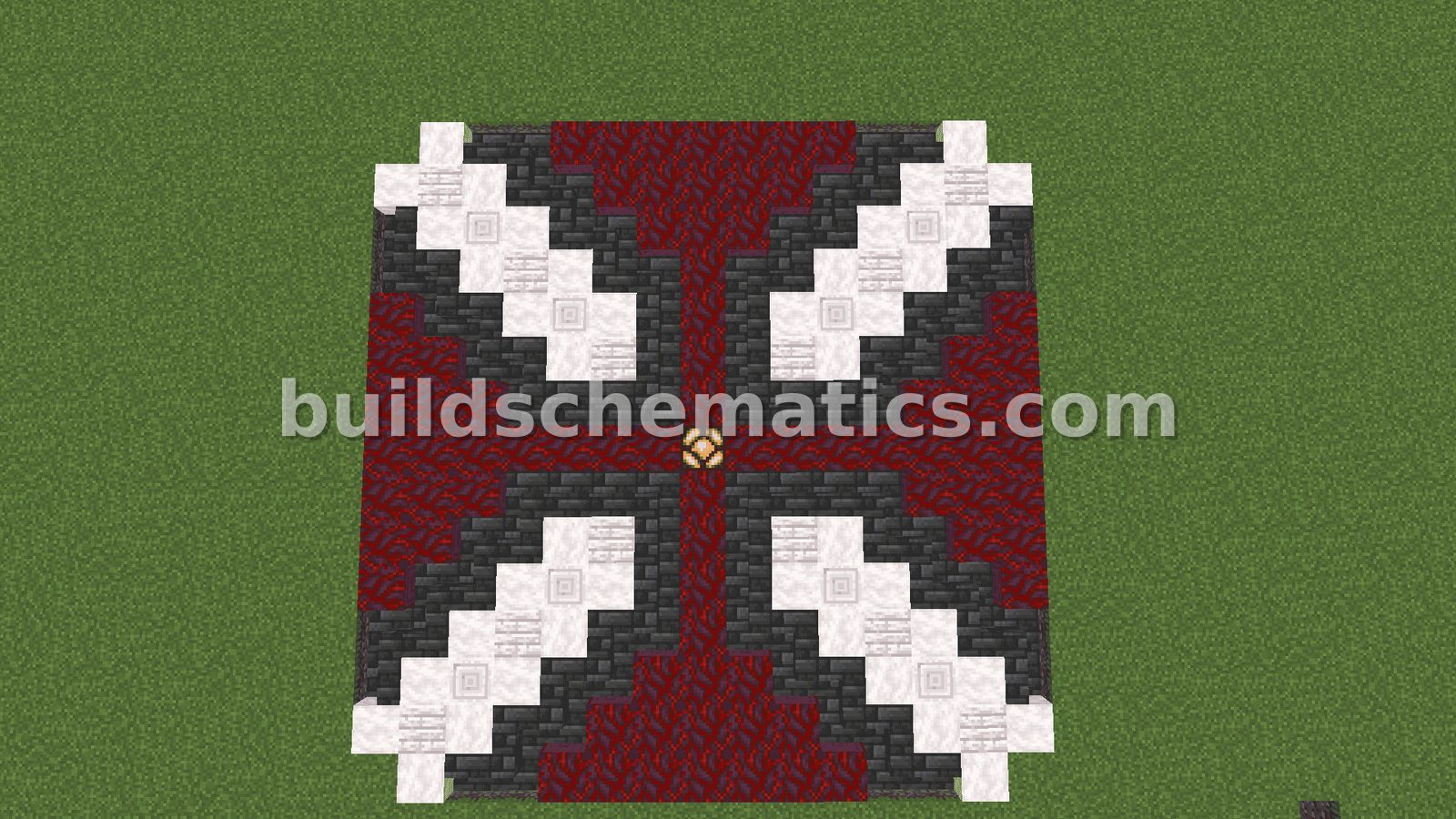 Red Dark Hub Floor