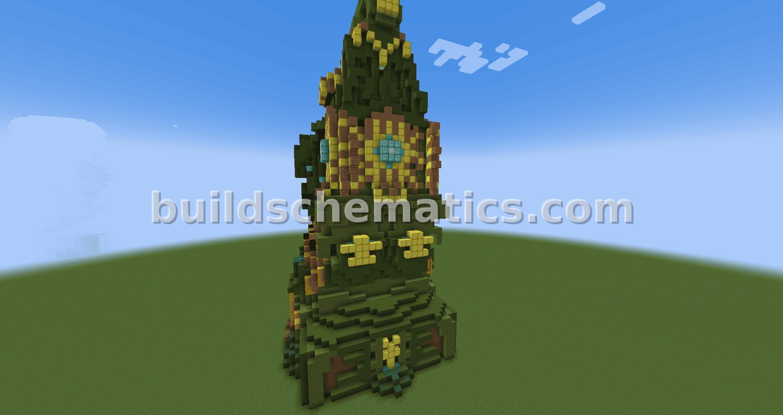 Aztec Statue With Color Variants — view 2