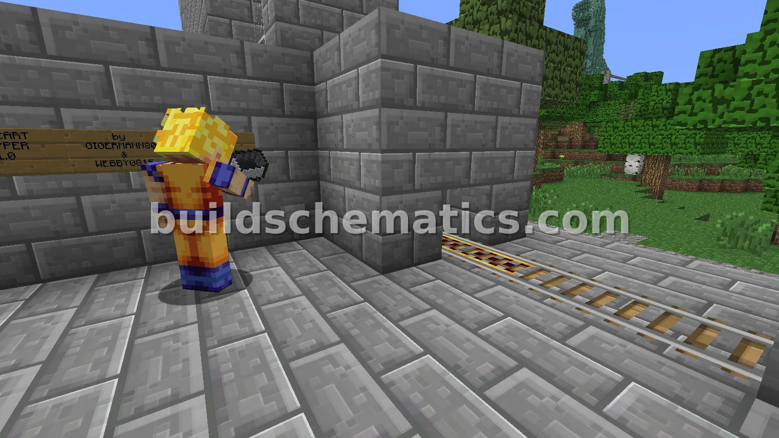 Minecart Dropper Station — view 3