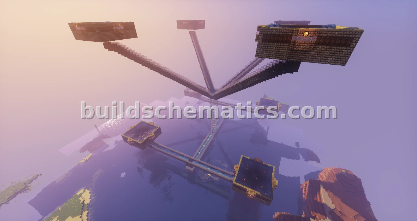 DeltaoTech Iron Farm Over Water — view 2