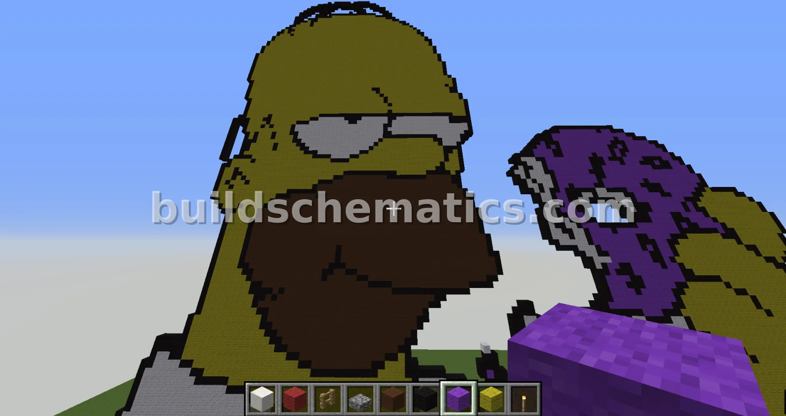 Homer Simpson Pixel Art — view 3
