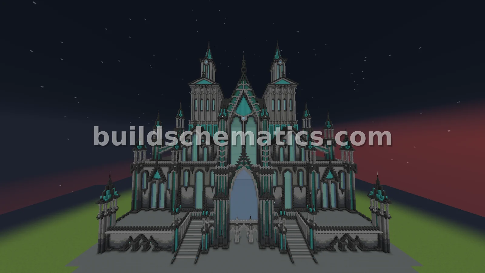 Gothic Dark Souls Castle Exterior