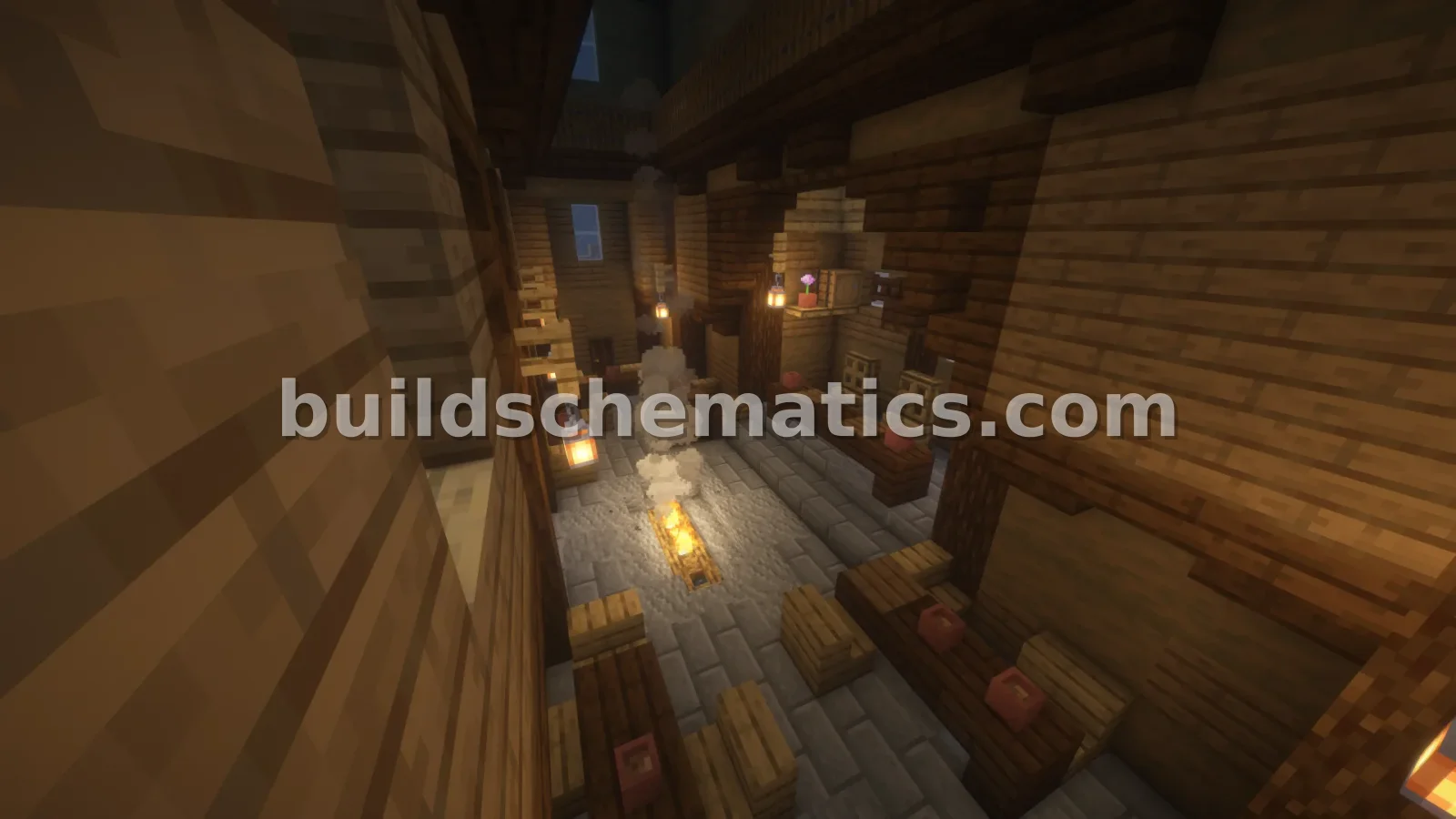 Nordic Tavern Minecraft Schematic — view 4
