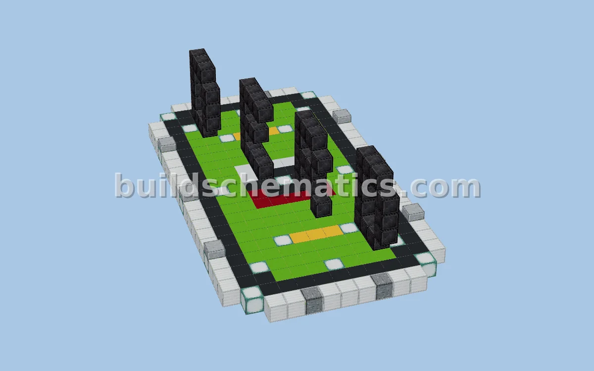 Pokemon Stadium Stage Minecraft Build
