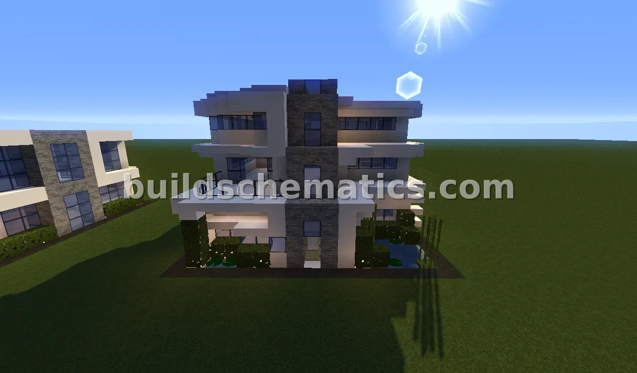 Modern 15x15 Two Entrance Home