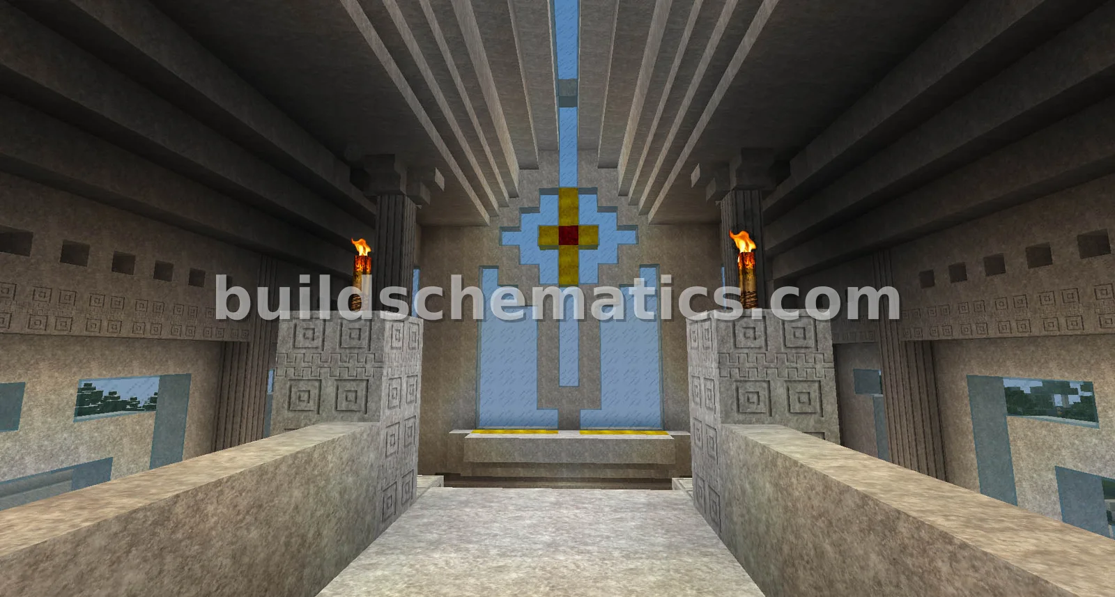 Sun God Temple - Medium Build — view 3