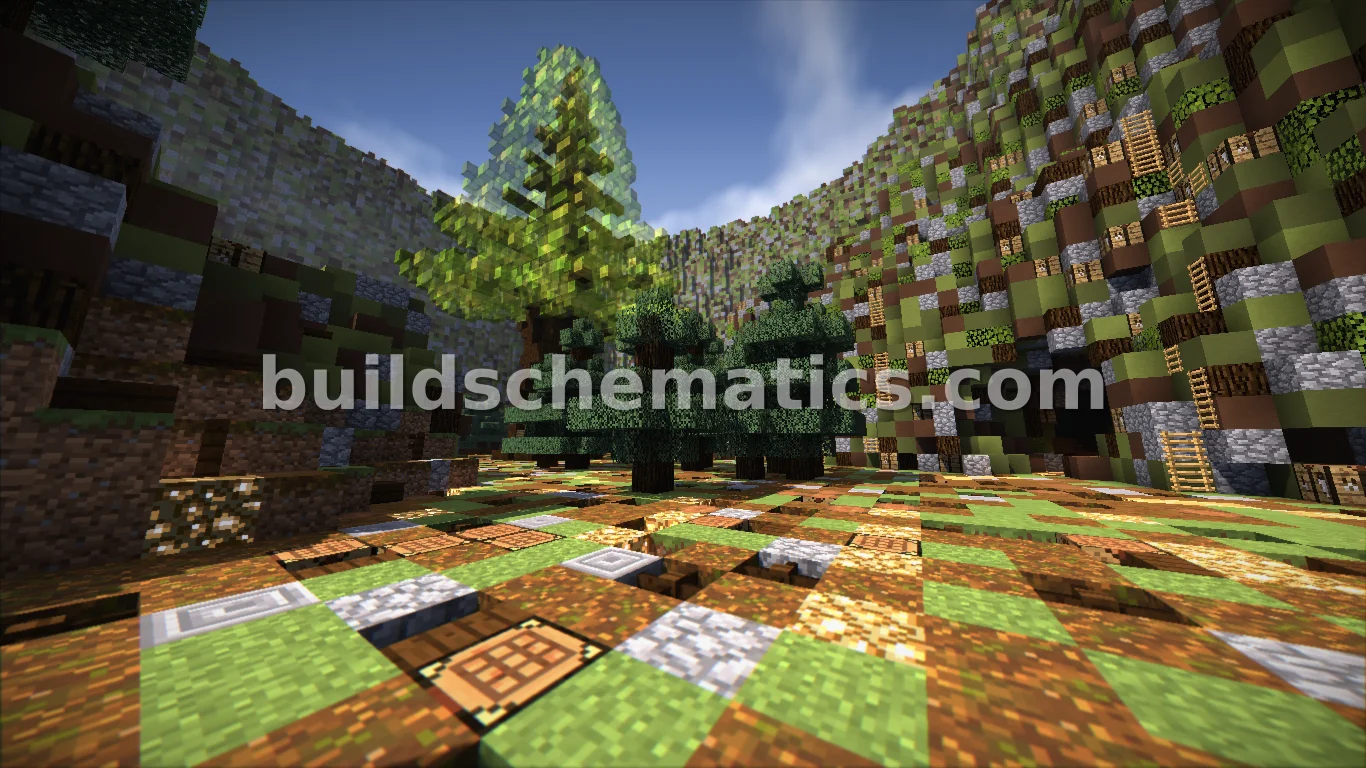 PVP Arena With Tunnels — view 2