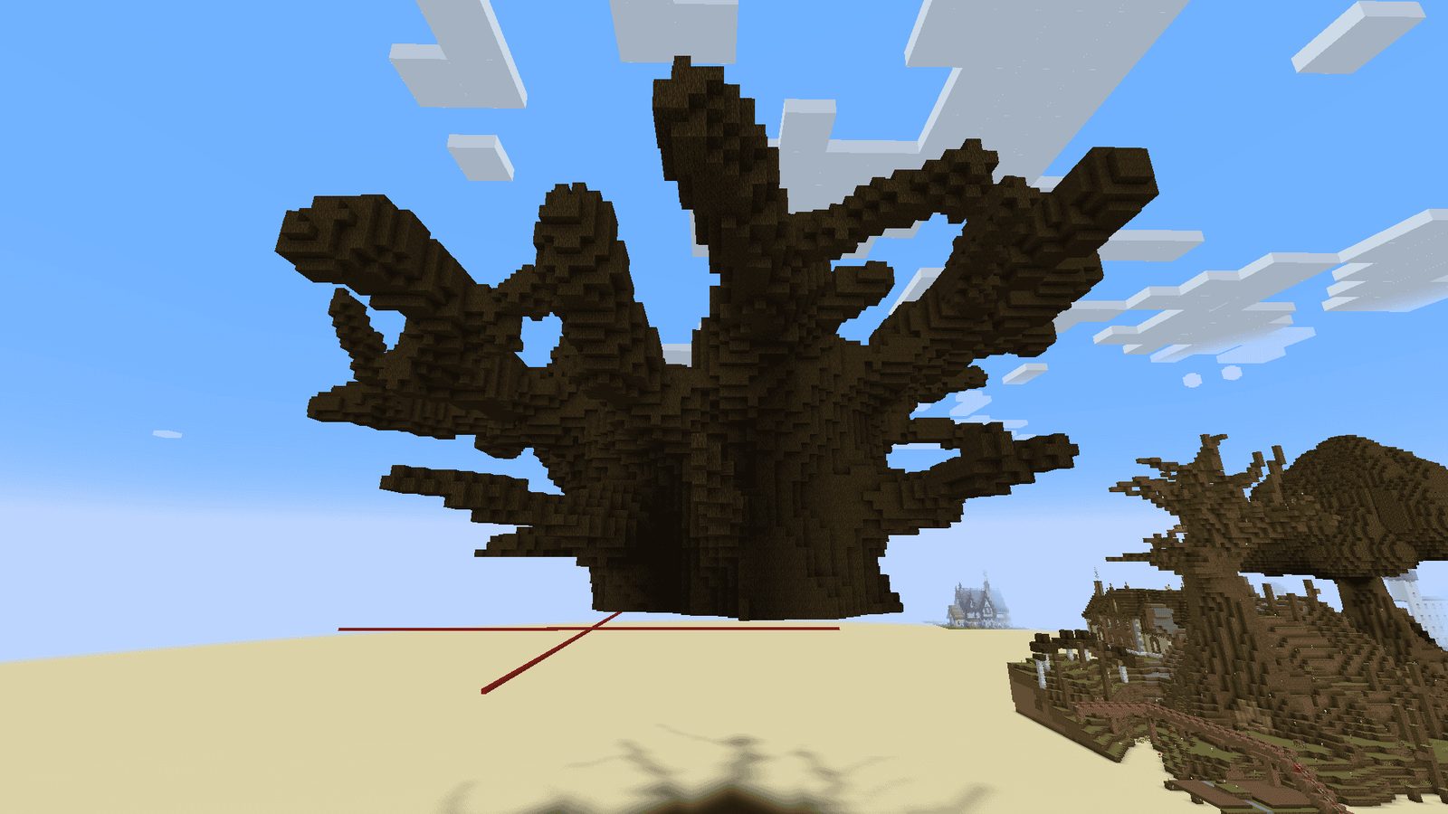 Large Leaf-Free Tree Crown