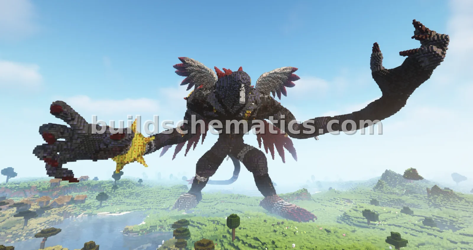 DiJiangmon Statue - Large Minecraft Build — view 5
