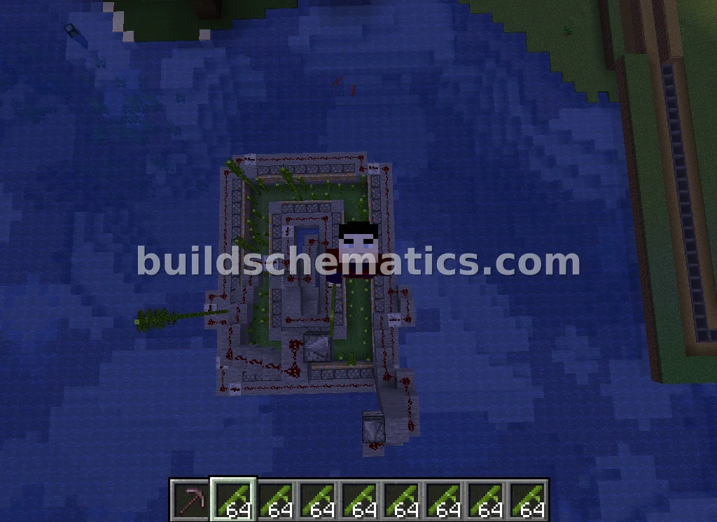 Compact Bamboo Farm - Redstone Farm — view 4