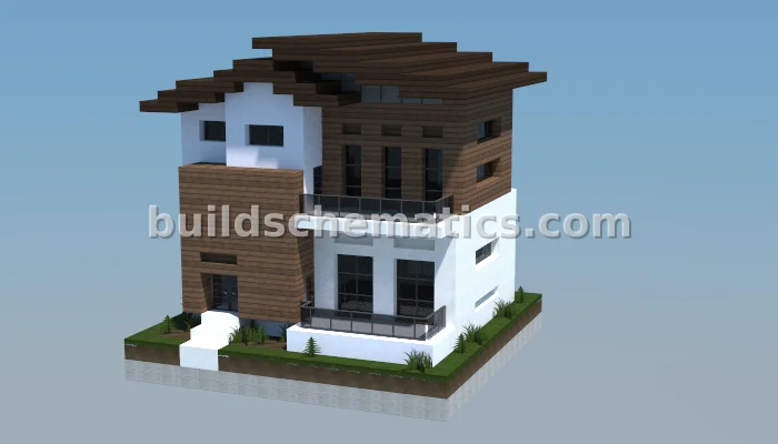 Tiny Modern Curved Roof House