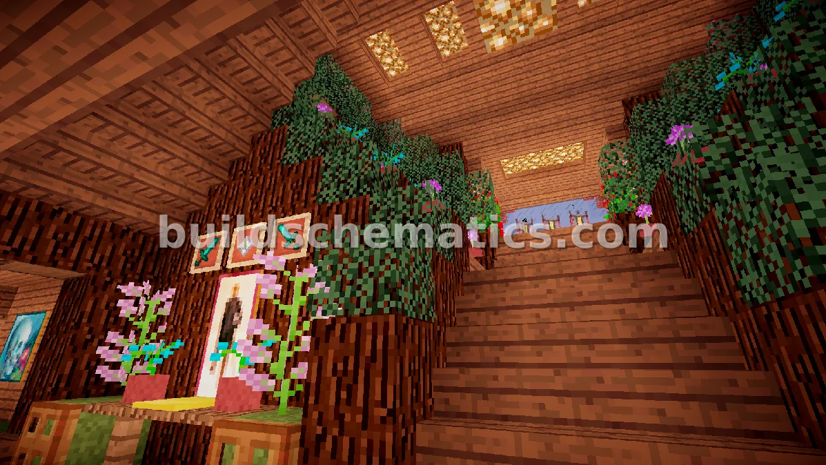 Decorated Minecraft House — view 3