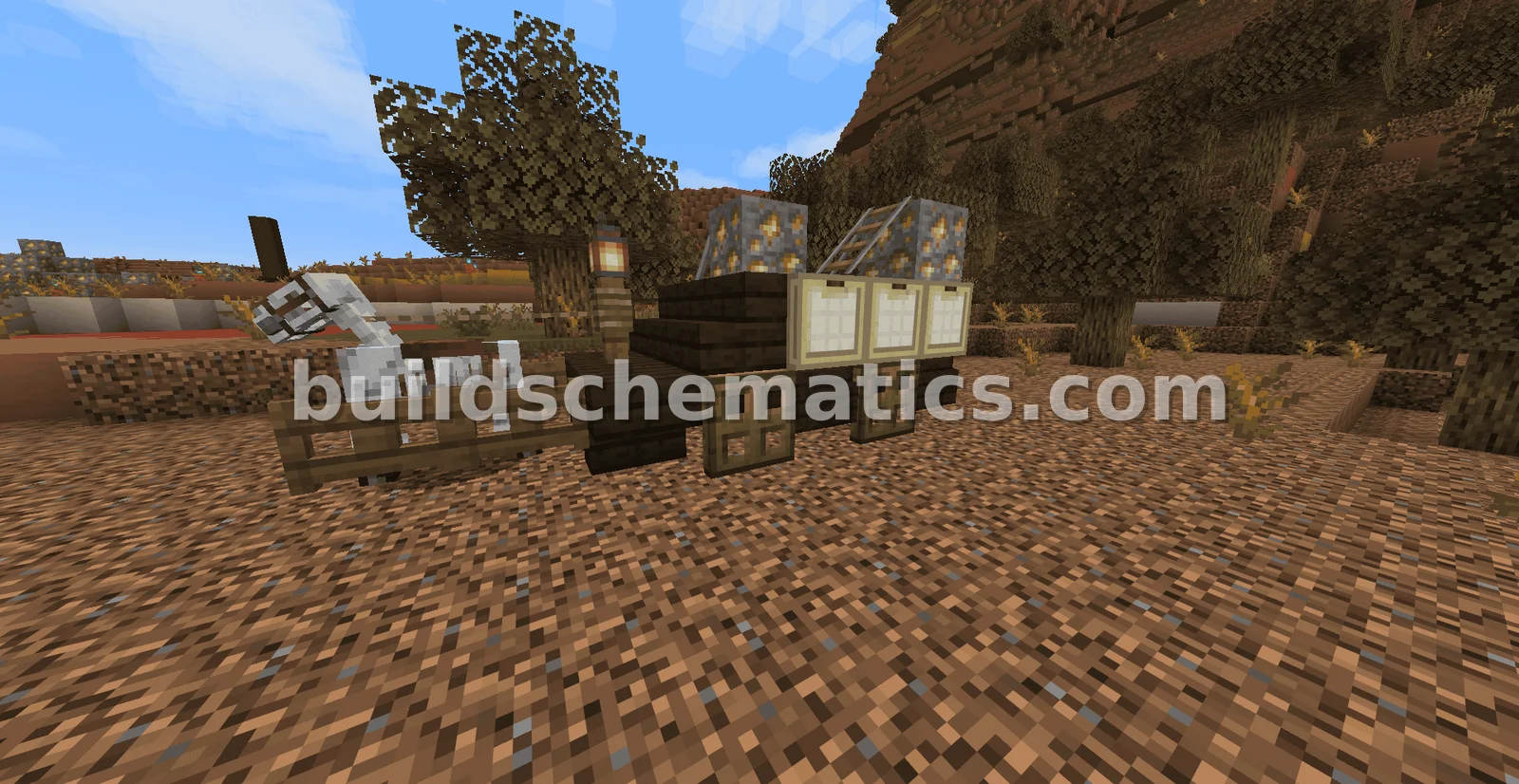 Wild West Style Cart Decoration