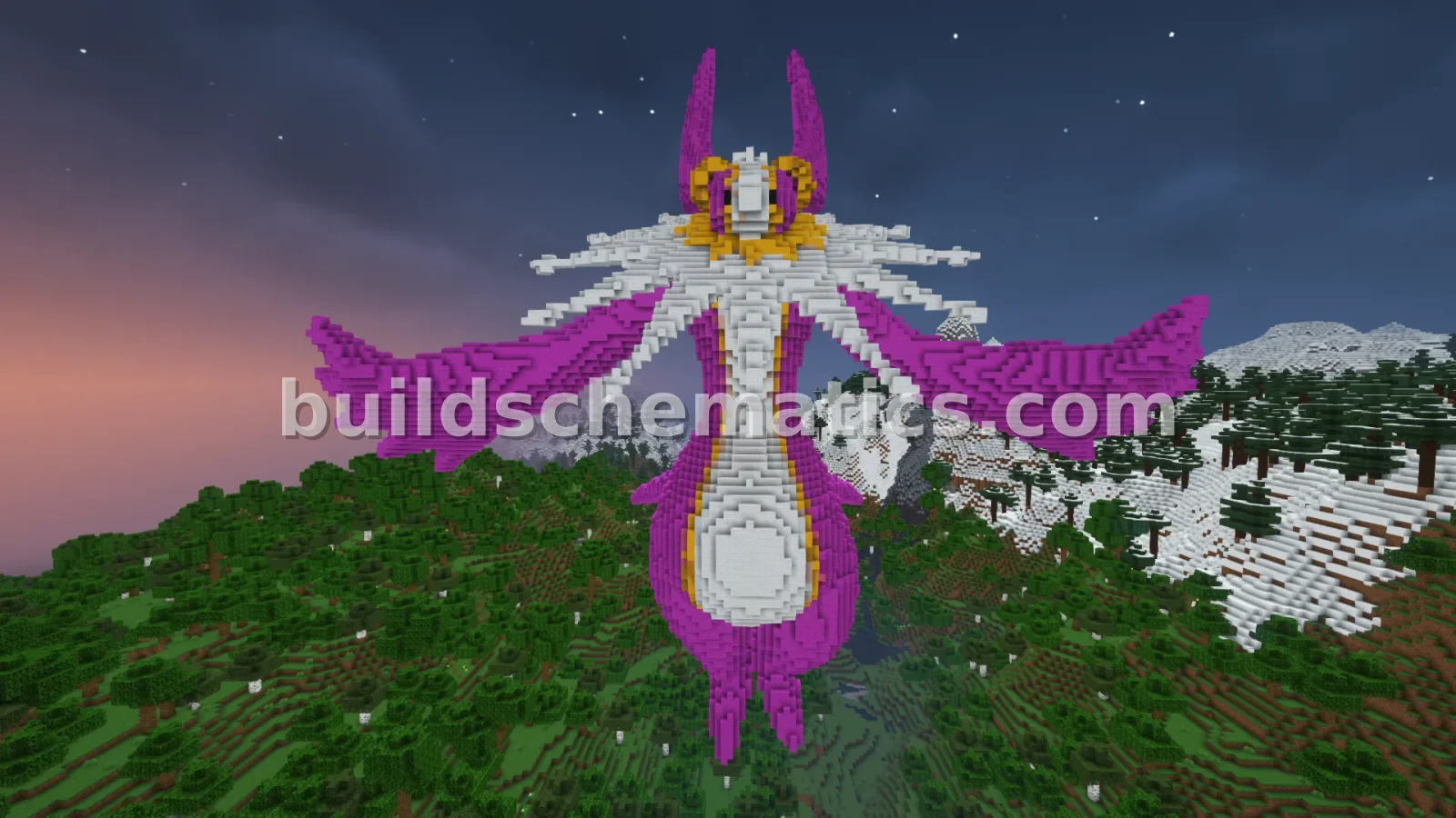 Cherubimon Statue Minecraft Digimon — view 3