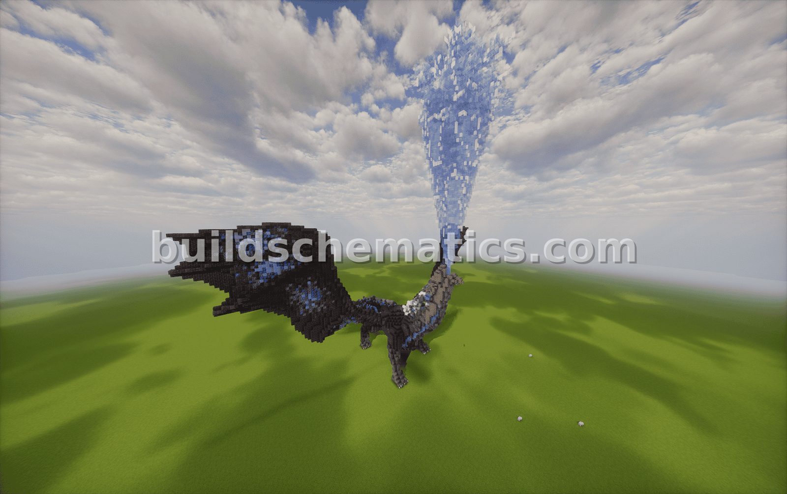 Dragon Extended Wings Statue — view 2