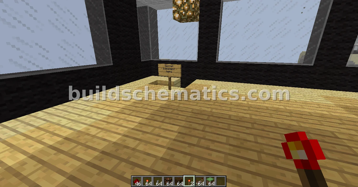 Modern Redstone House with Secret Basement — view 3