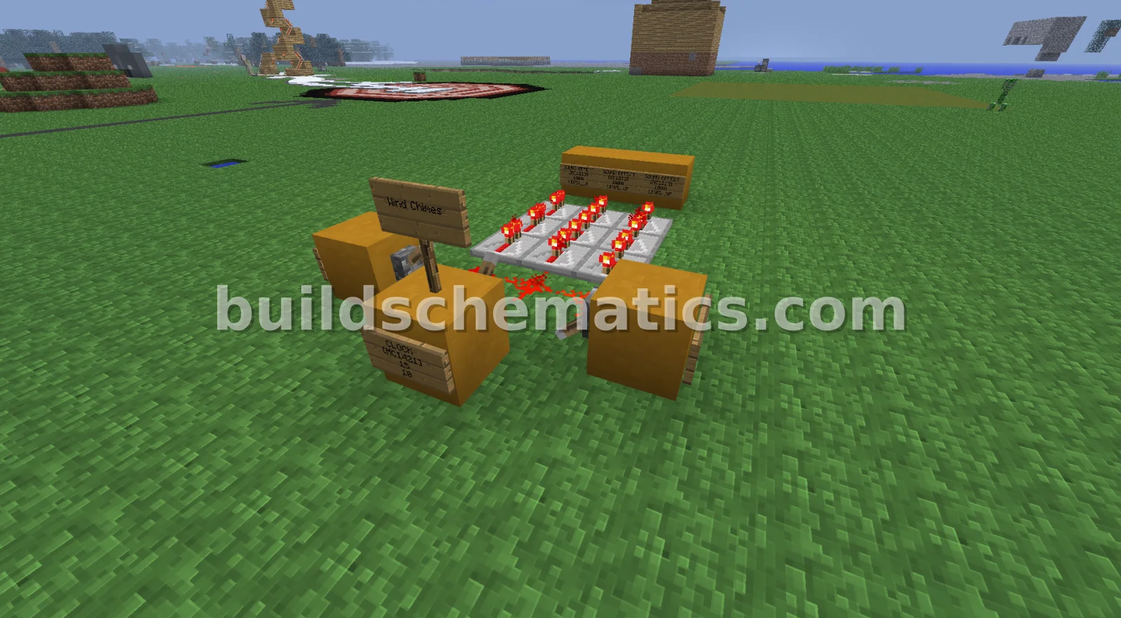 Redstone Wind Chimes Decoration