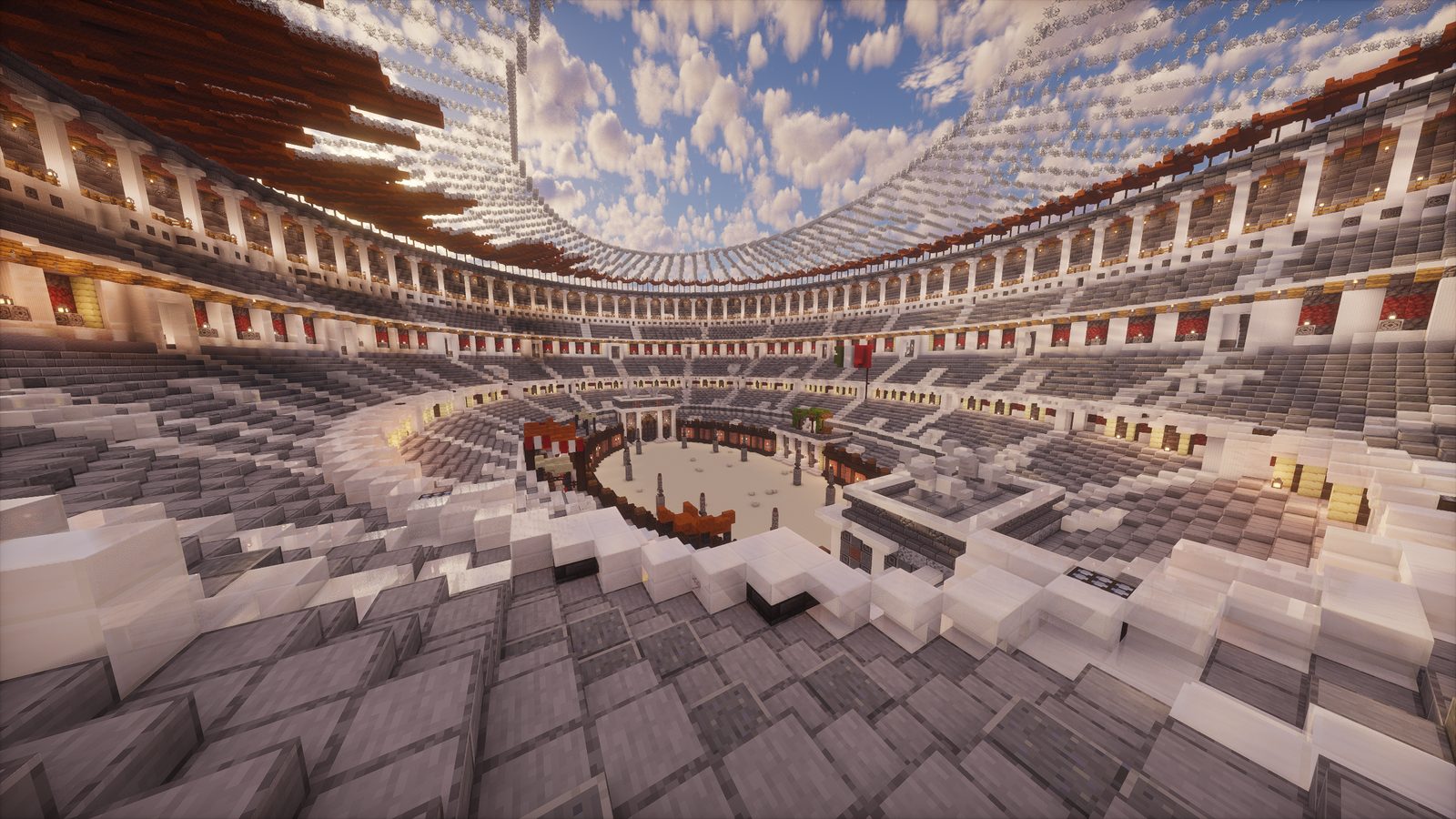 Italian Colosseum Structure