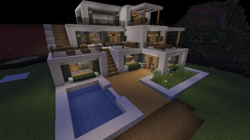 Modern 3-Story House (21×23)