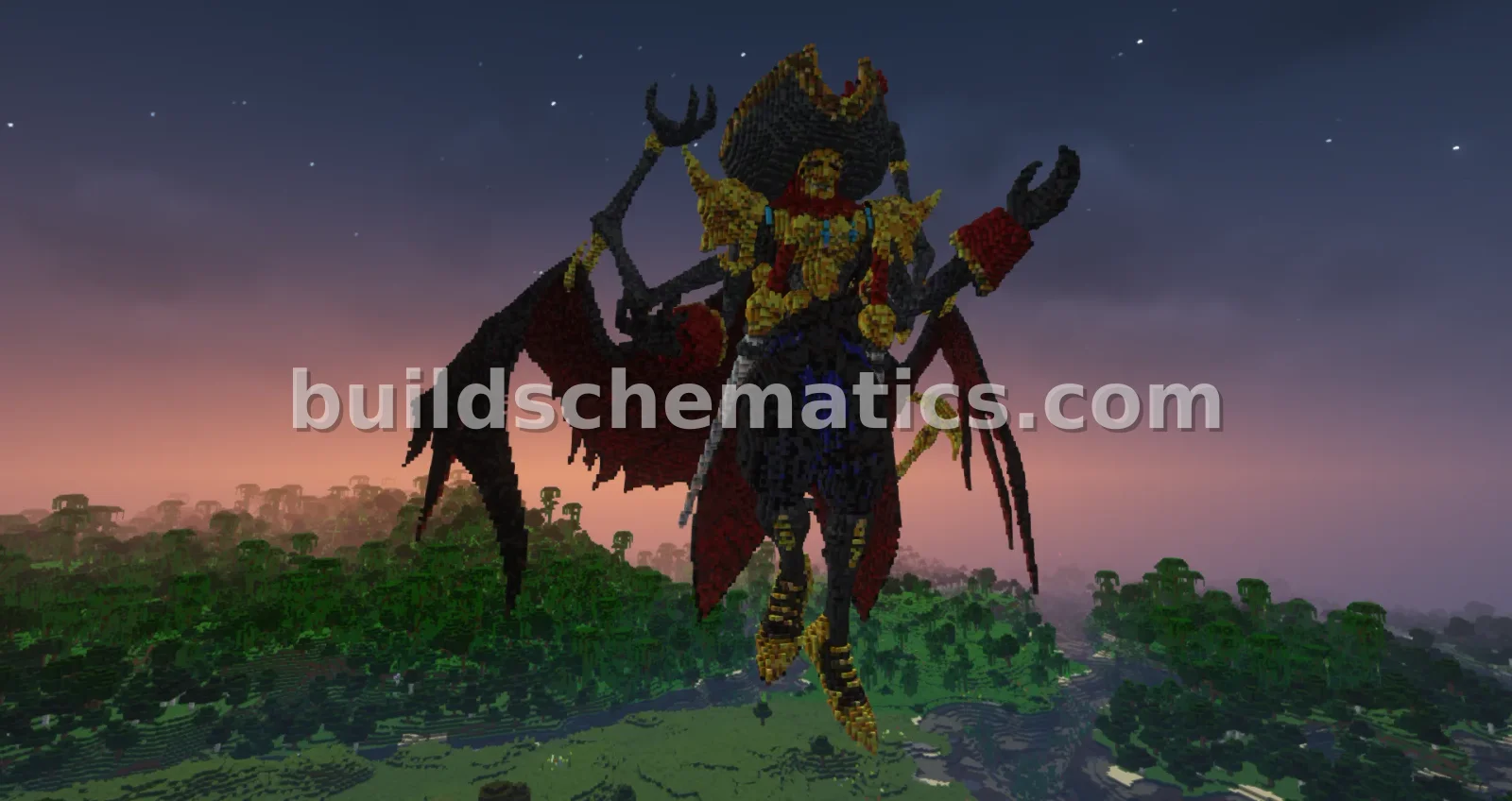 Boltboutamon Statue Minecraft Sculpture — view 3