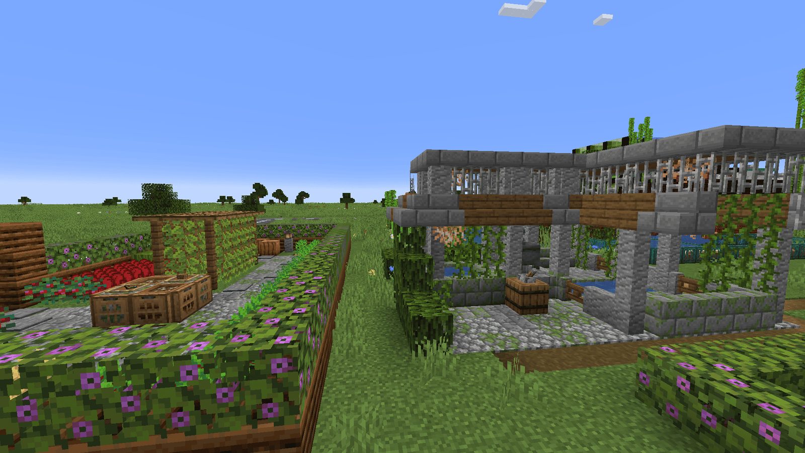 Town Vegetable Garden and Well