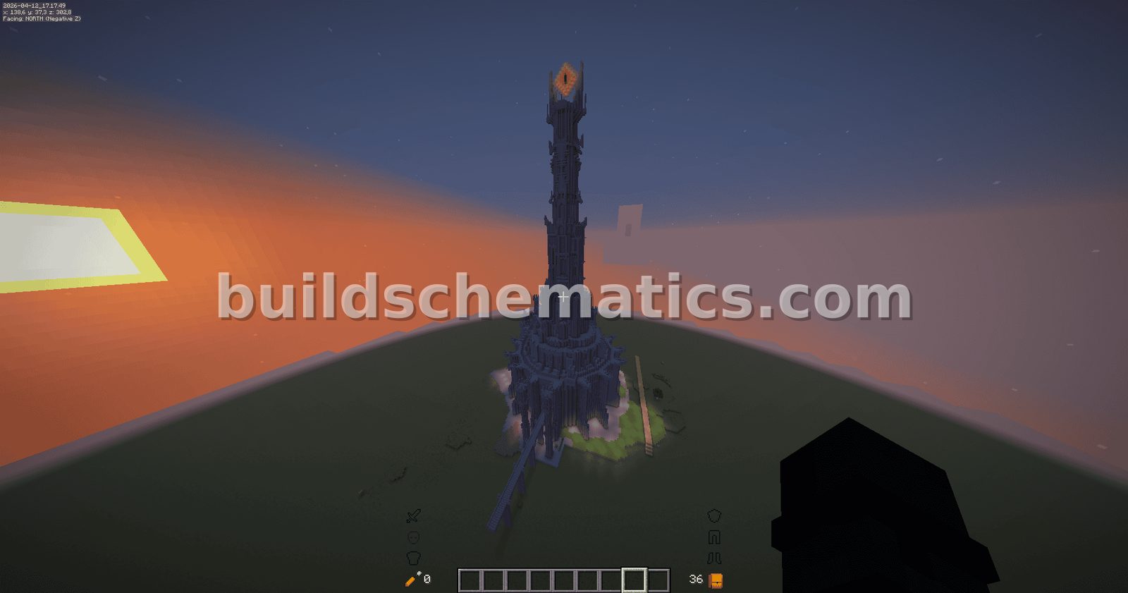 Sauron’s Eye Castle Replica — view 3