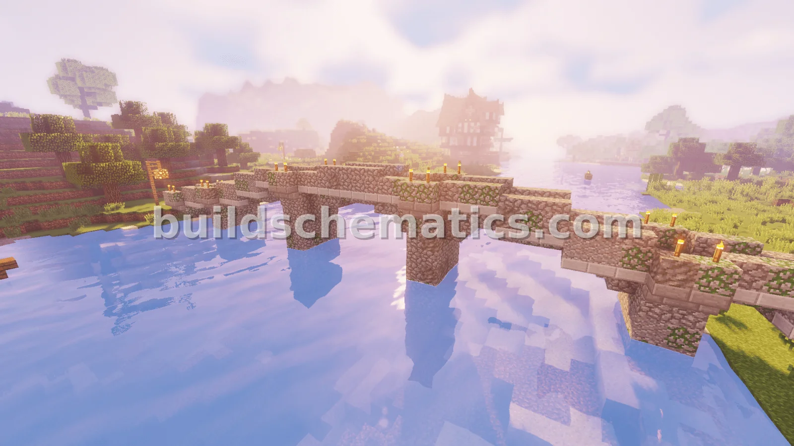 Simple Stone River Bridge