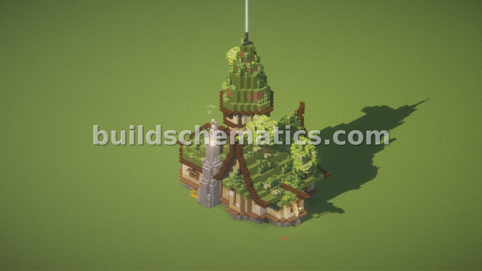 Medieval Moss Farm Structure — view 4