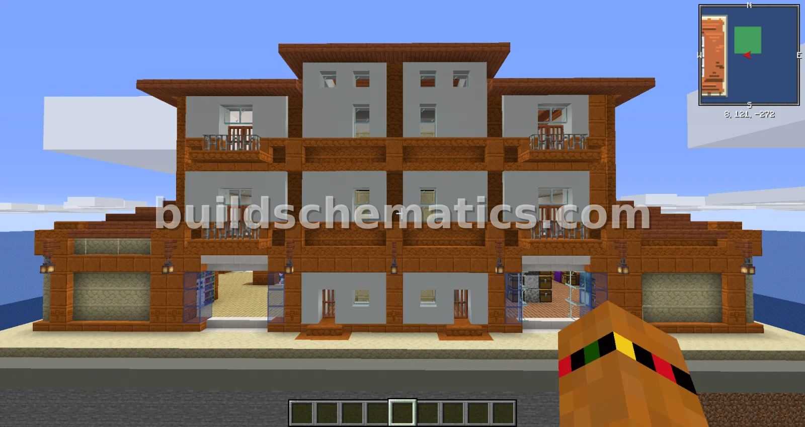 Mediterranean Style Shopping Center — view 3