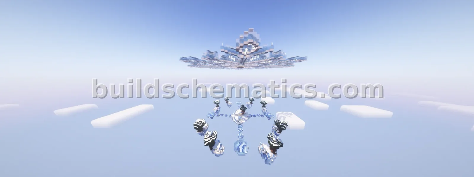 Ice Skywars Hub Map — view 3