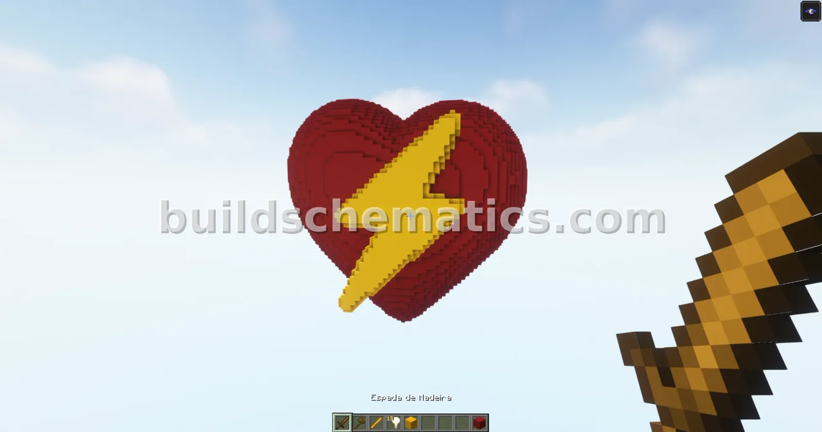 GuardianBR's Minecraft Thunder Heart Statue