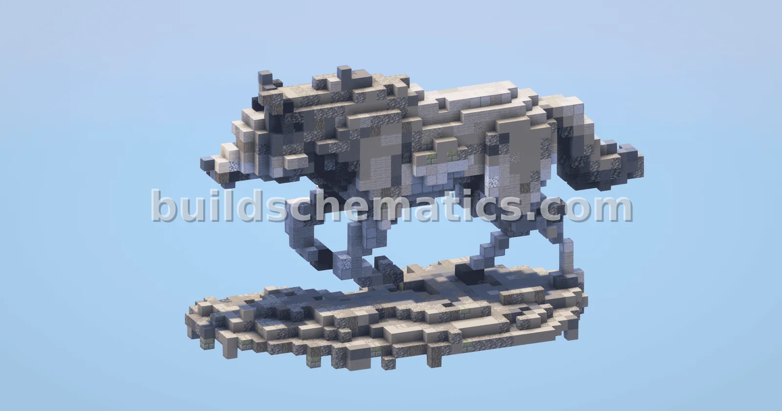 Small Wolf Statue
