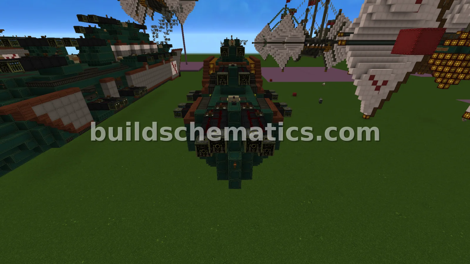 HMRAS Titus Steampunk Airship — view 4