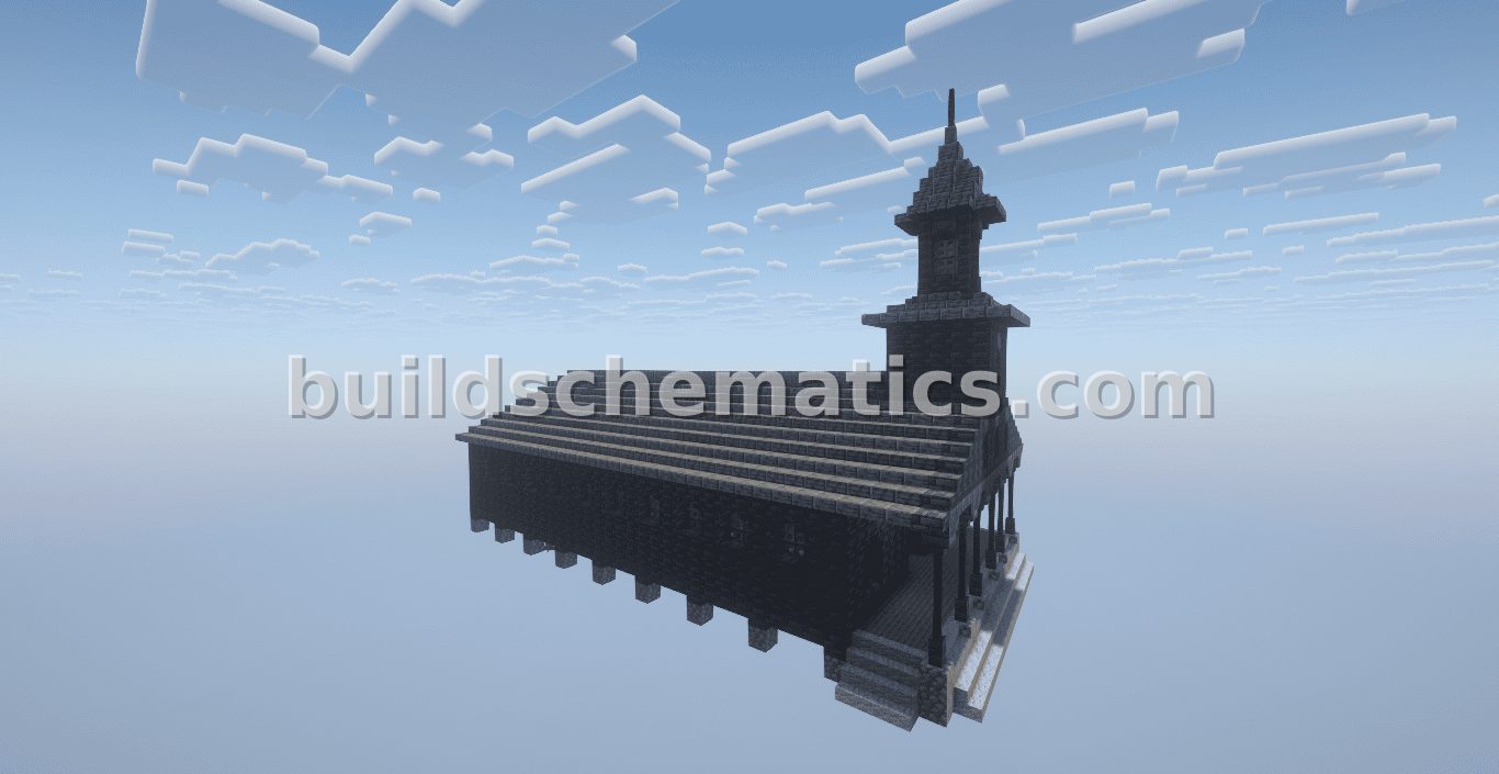 Santa Maria de Loreto Church Minecraft Build — view 3