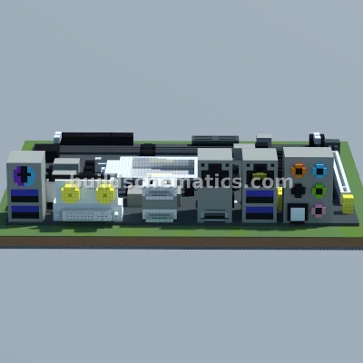 Intel H270N-WIFI Motherboard Pixel Art — view 2