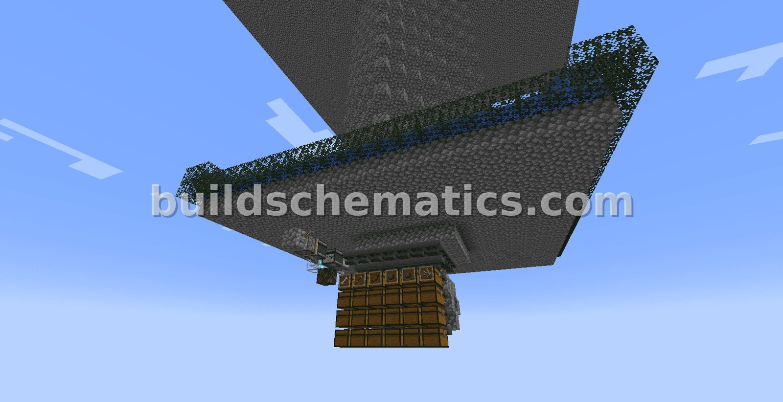 Automated Mob Farm with Item Sorter — view 2