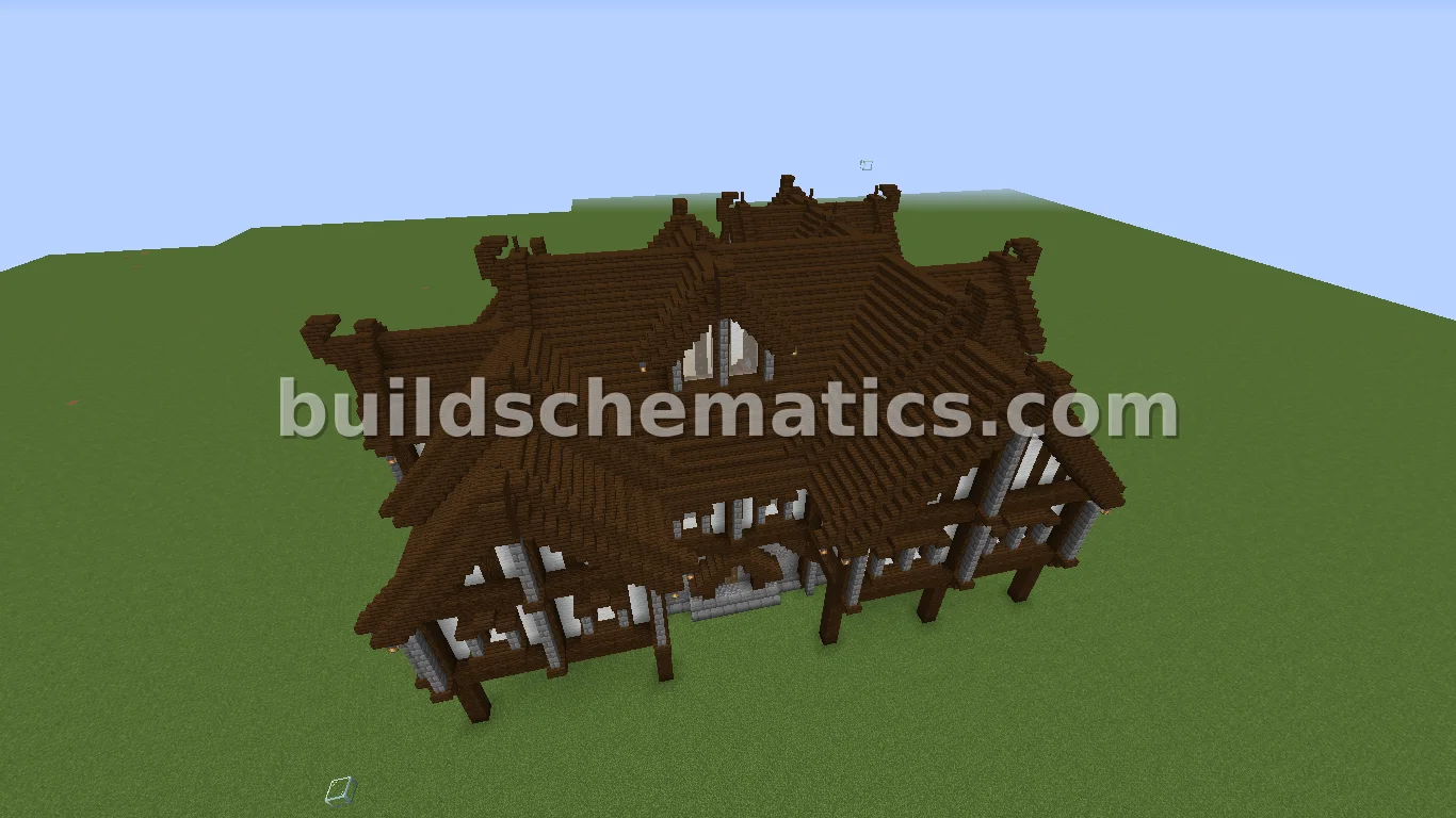 Simple Medieval Town Building — view 3