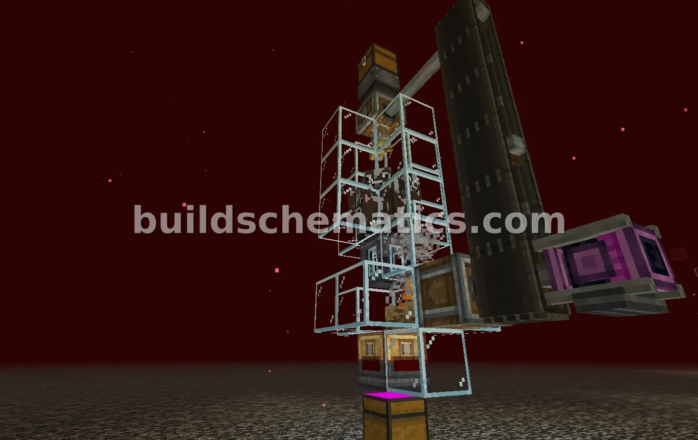 Compact Cow Farm with Create Mod