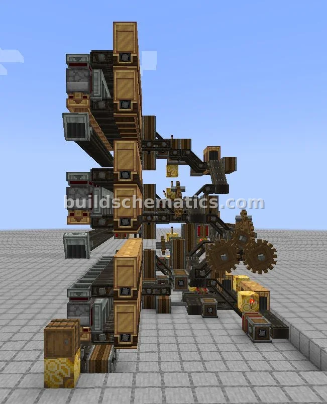 Belt-Driven Giant Oven Structure — view 4
