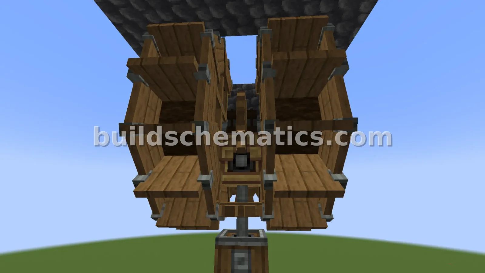 Industrial Iron Farm with Drill Mechanics — view 4
