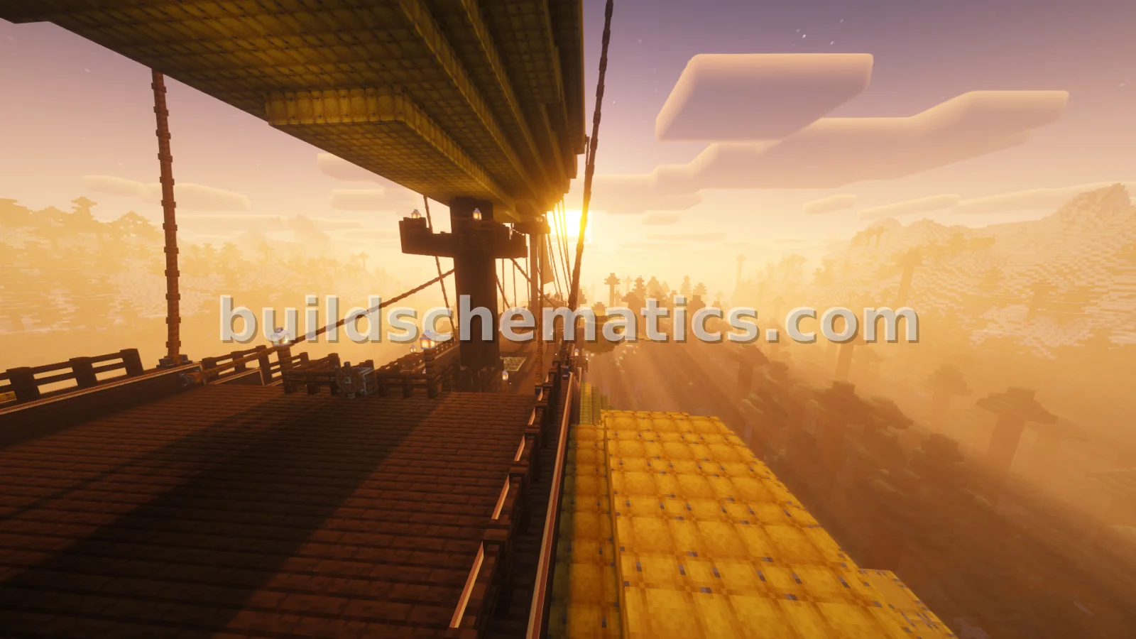 Golden Airship for Survival Exploration — view 5