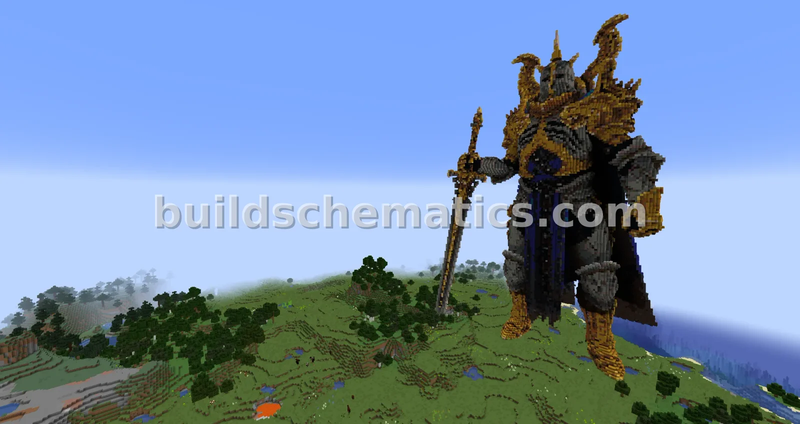 God Level Knight Statue — view 4