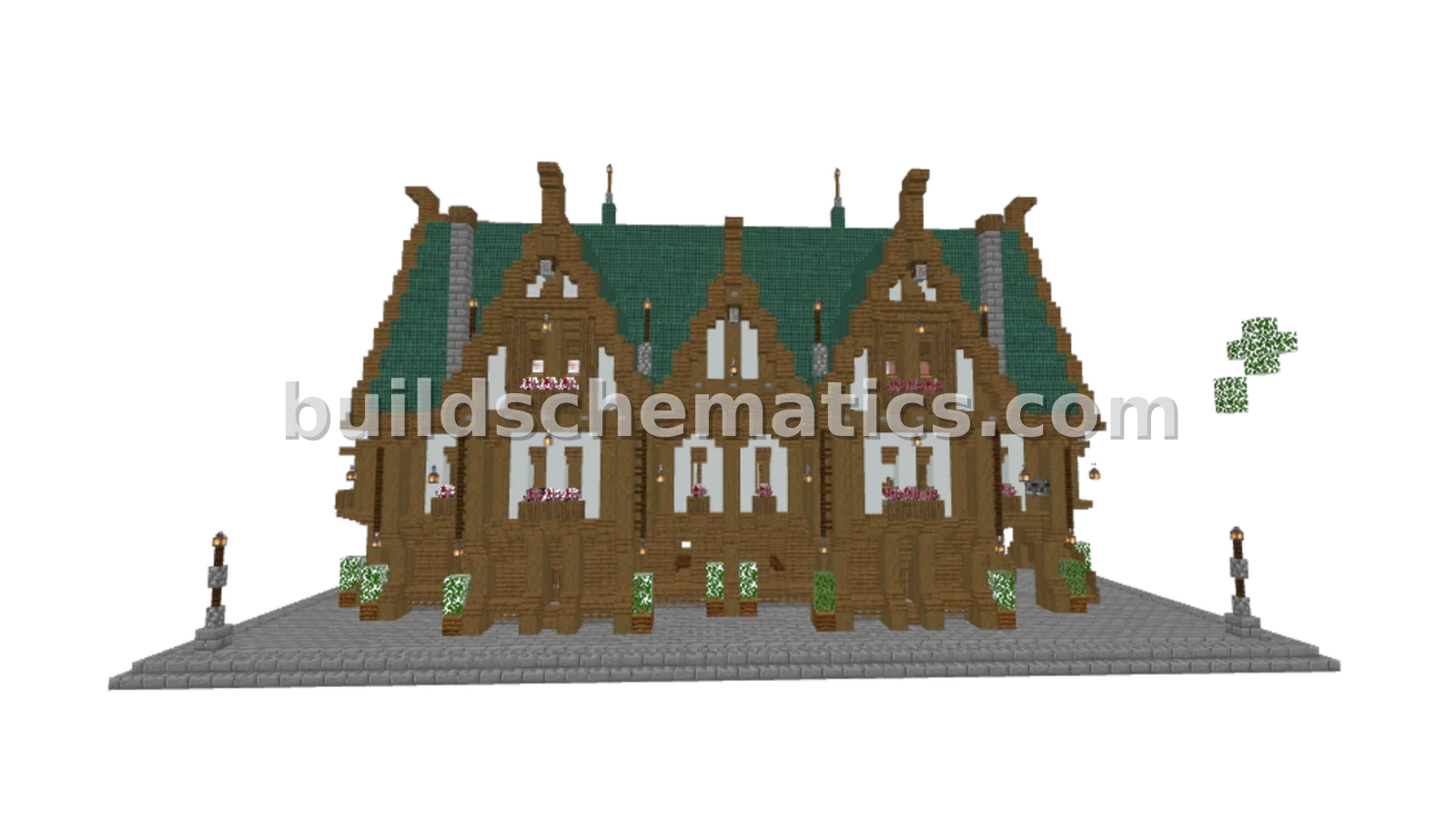 Medieval Guildhall - 64x48x32