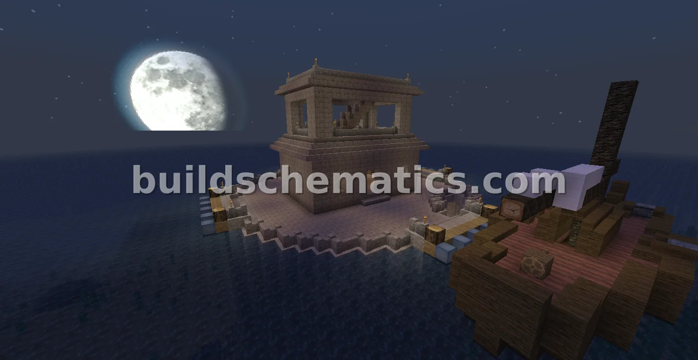 Ocean Portal Silo with Docks