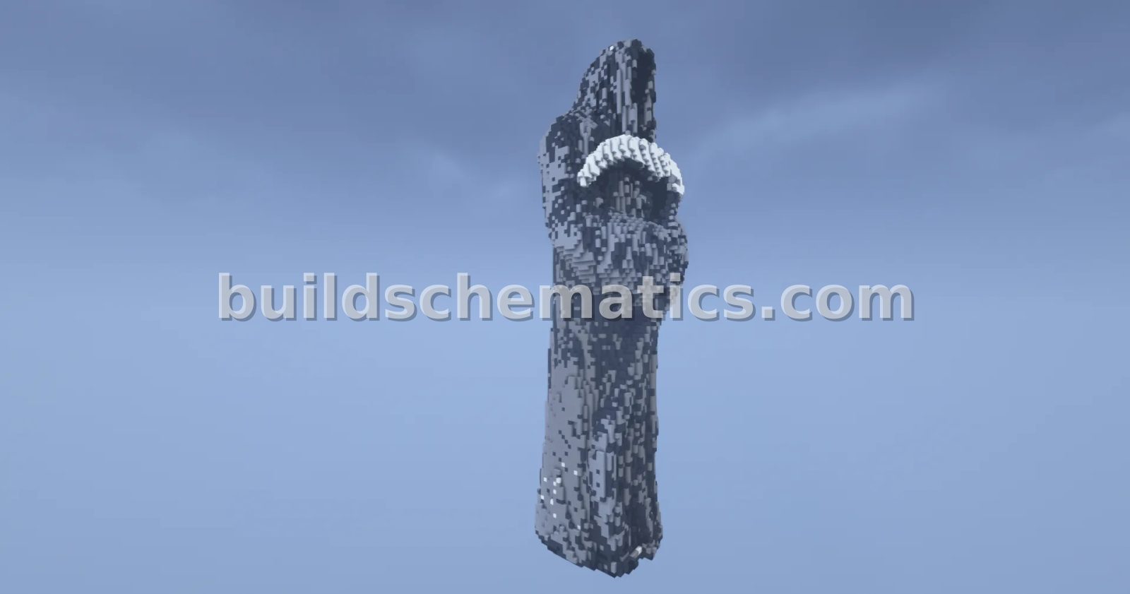 Reaper 4 Statue Minecraft Build — view 4